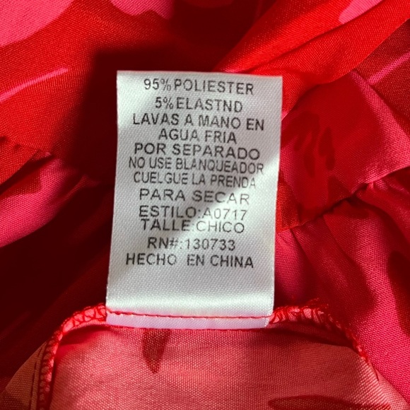 Umgee Pink and Red Floral Dress - Picture 7 of 7